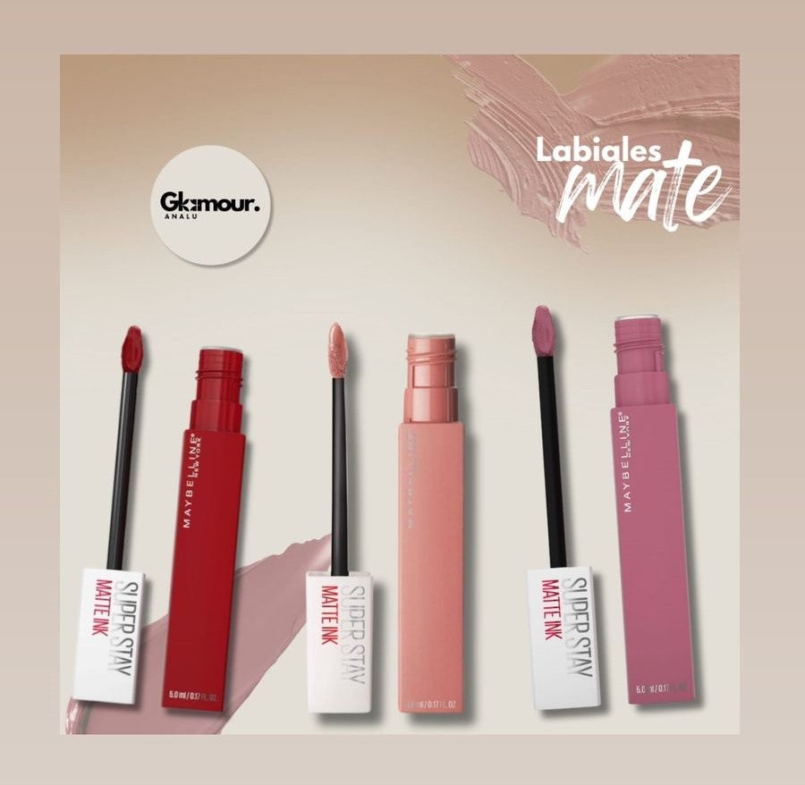 LABIAL LARGA DURACIÓN MAYBELLINE líquido mate