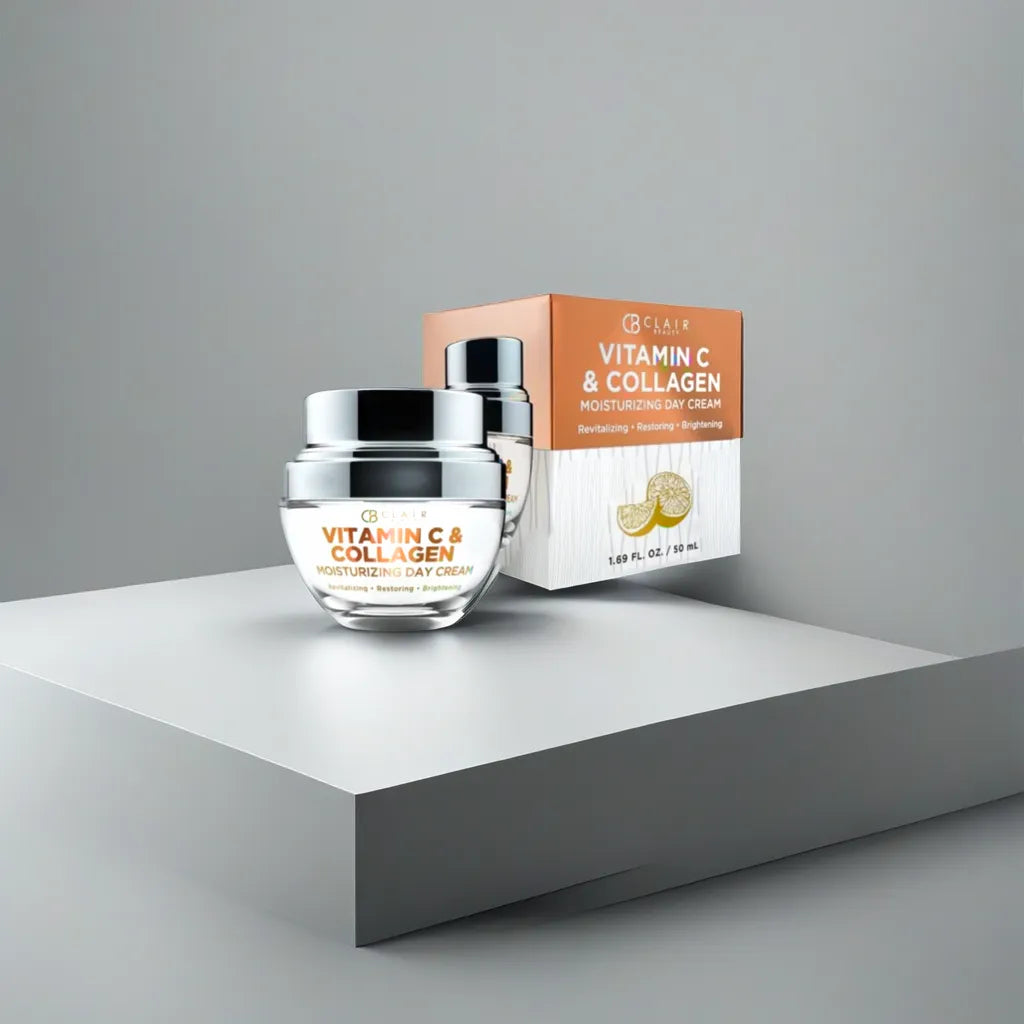 crema hidratante CLEAR beauty  con colágeno y vitamina c