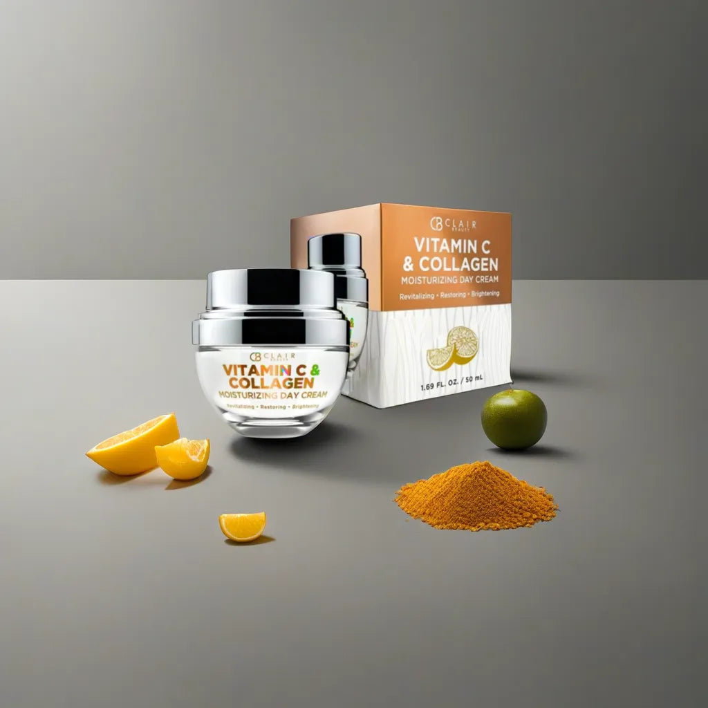 crema hidratante CLEAR beauty  con colágeno y vitamina c